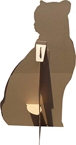 aahs!! Engraving cheetah cardboard standee life size cutout
