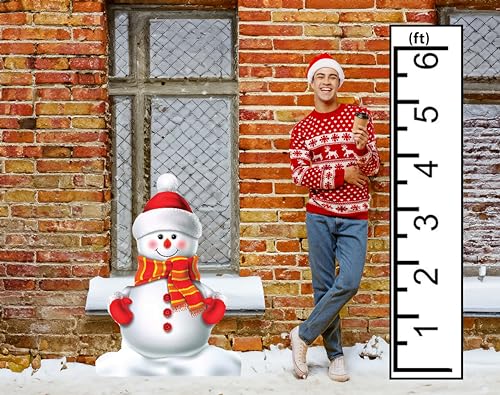 aahs!! Engraving Christmas cardboard standee snowman with Santa