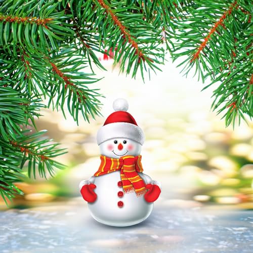 aahs!! Engraving Christmas cardboard standee snowman with Santa