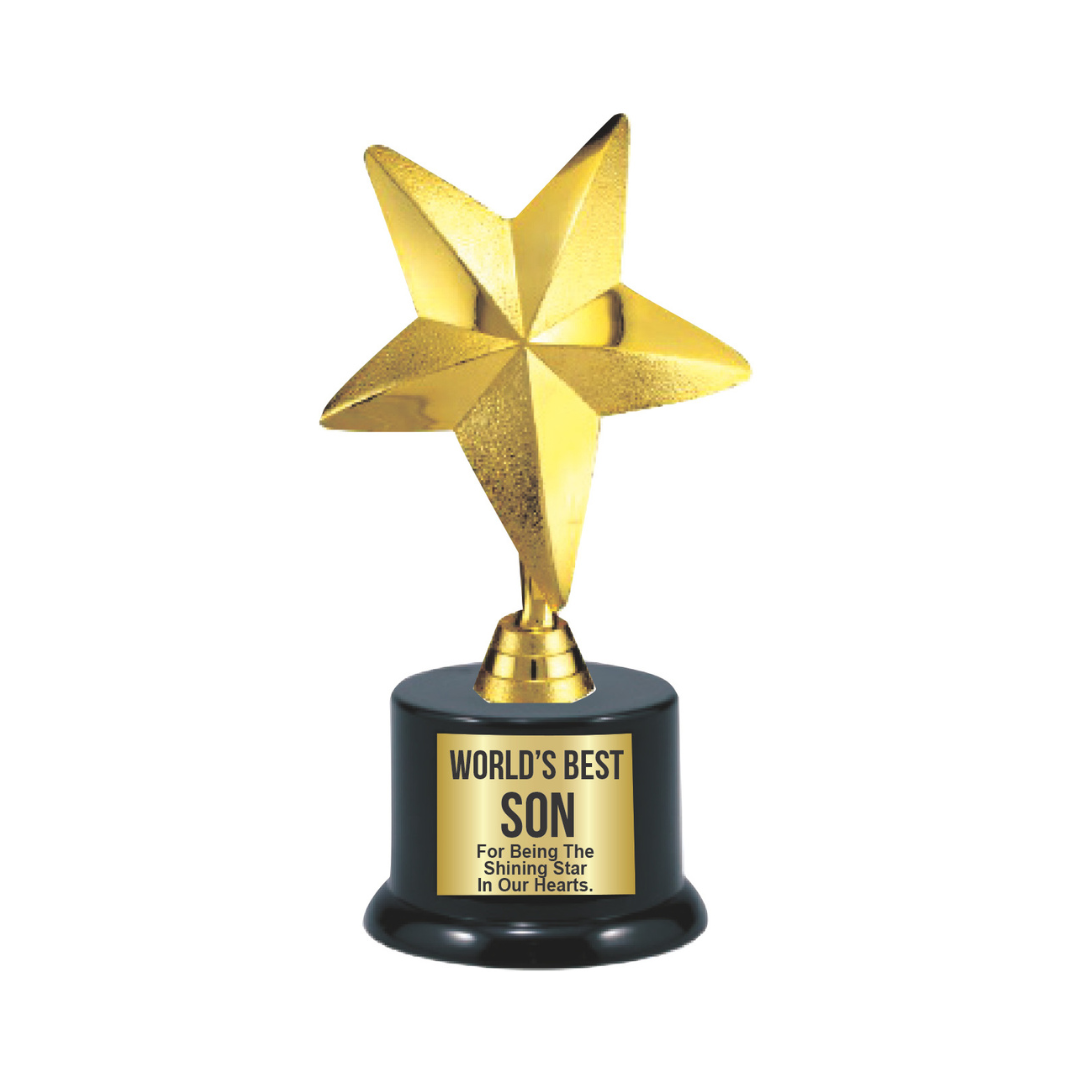 World's Best Son Star Trophy 7"