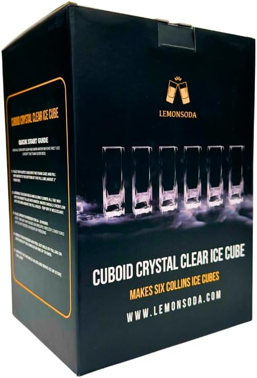 Crystal Clear Highball Ice Cube Maker Mold 4.5 Spear Ice