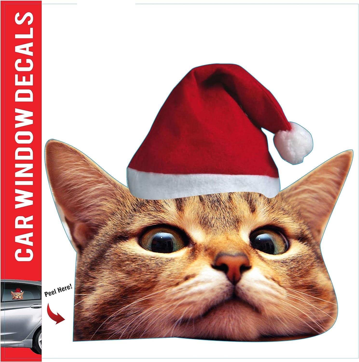 LEMONSODA Car Window Decal - 3D - (Orange Cat Sa - Lemonsoda