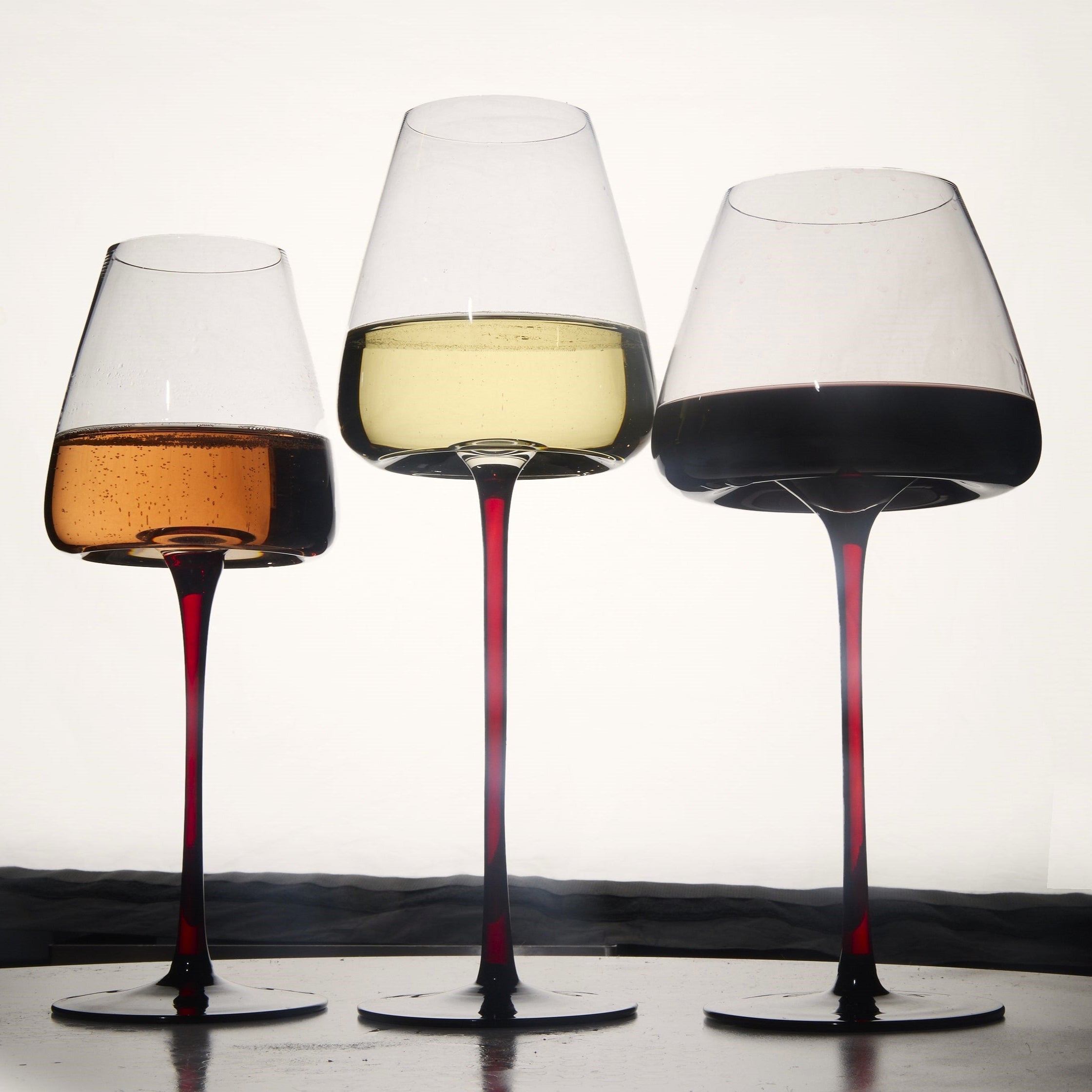 Extra Large Concave Champagne Glasses - 24oz