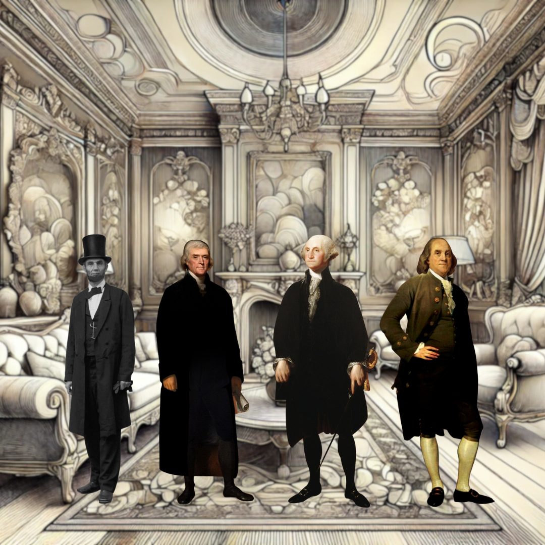 Thomas Jefferson Cardboard Cutout Life Size, 6 feet