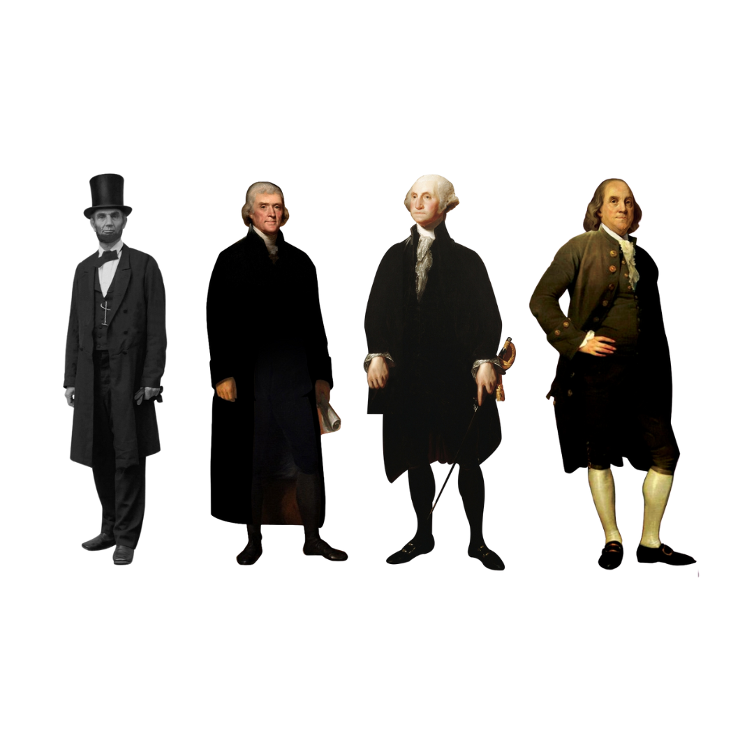 Thomas Jefferson Cardboard Cutout Life Size, 6 feet