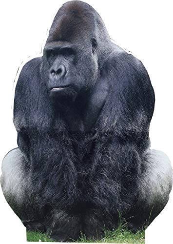 aahs!! Engraving gorilla cardboard standee life size cutout