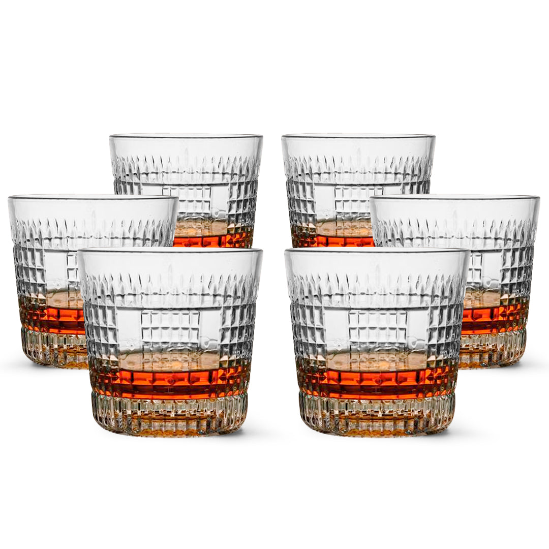 LEMONSODA Whiskey Sour Glasses Tumblers - 12oz - Set of 6 - Lemonsoda