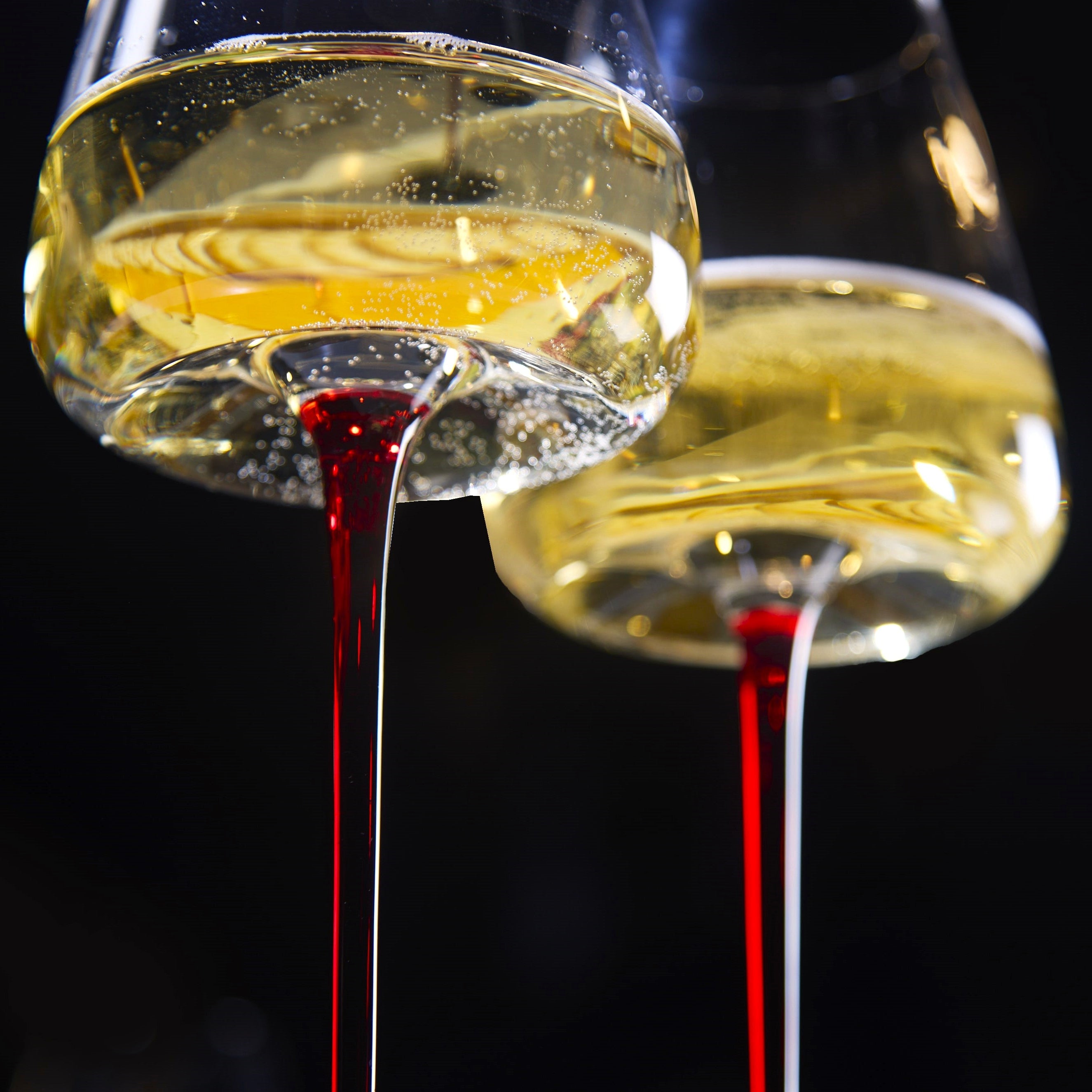 Concave Wine Glasses - 20oz crystal large wine glass set