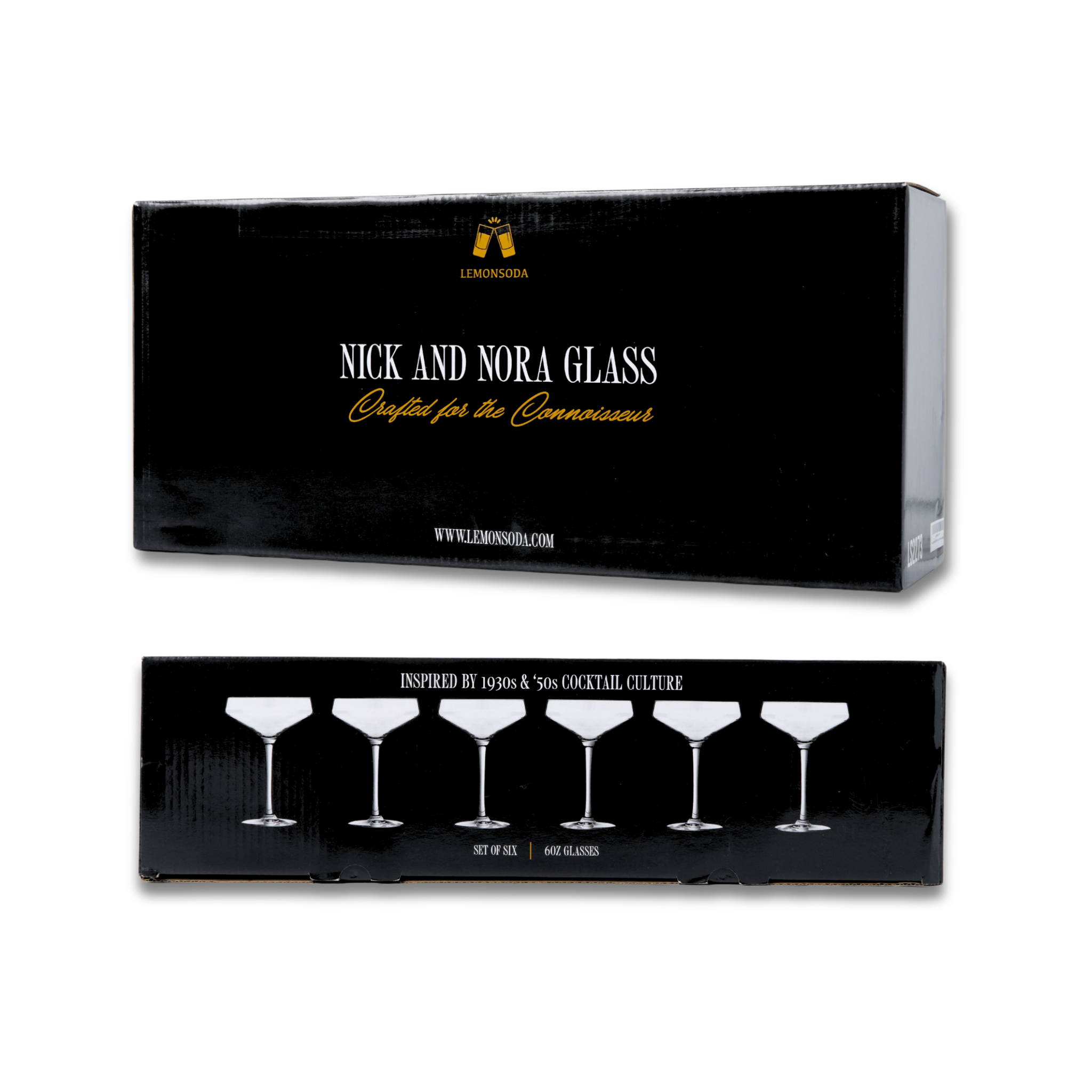 Nick And Nora Glass 6oz - (Set of 2, 4, or 6)