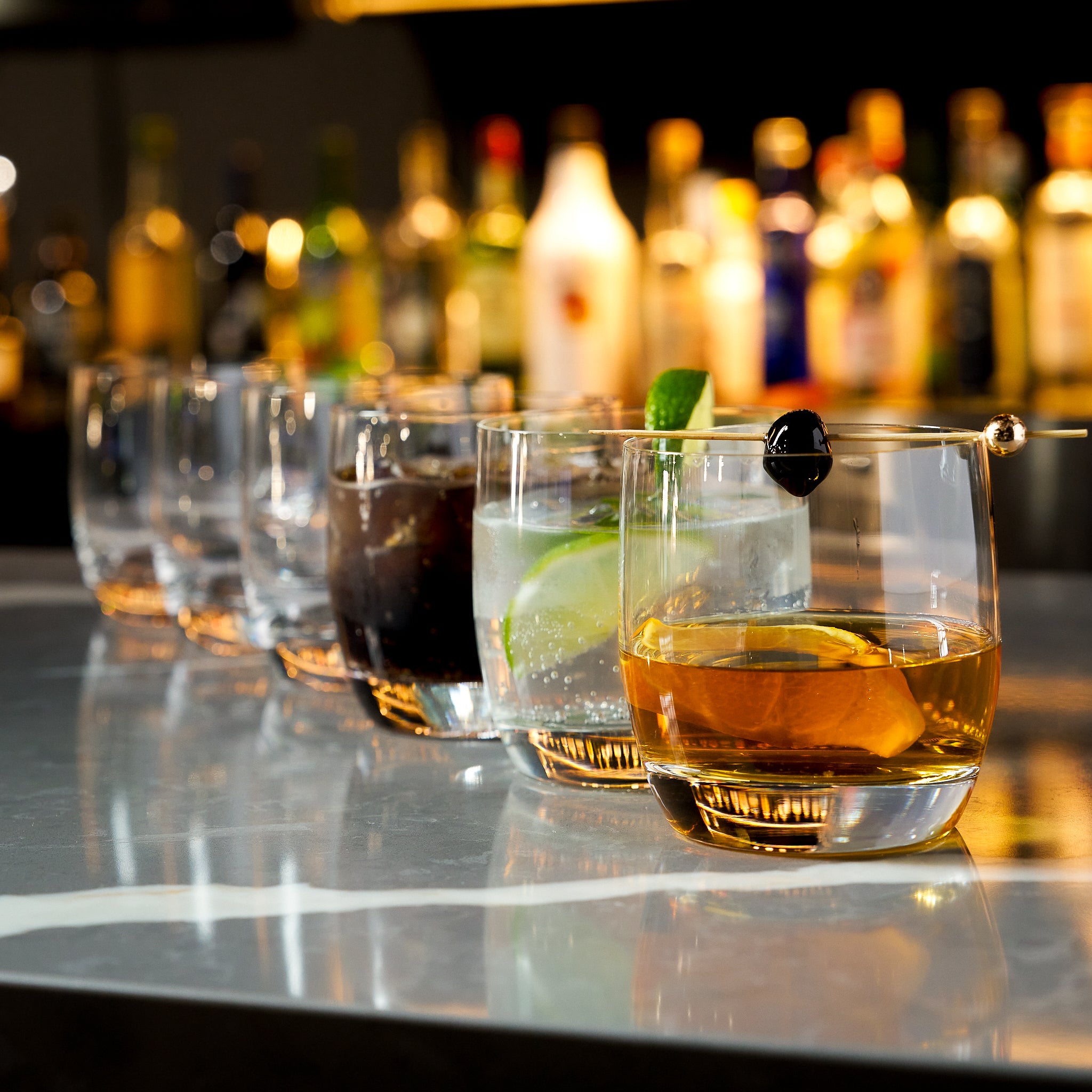 Crystal Double Rock Old Fashioned Glasses (395 mL / 13.3 fl. oz)