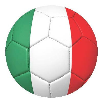 National Flag Soccer Ball Car Window Decals - 3D