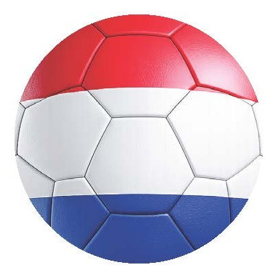 National Flag Soccer Ball Car Window Decals - 3D