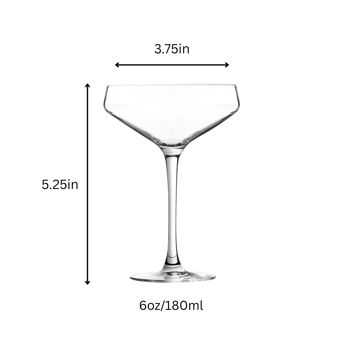 Nick And Nora Glass 6oz - (Set of 2, 4, or 6)