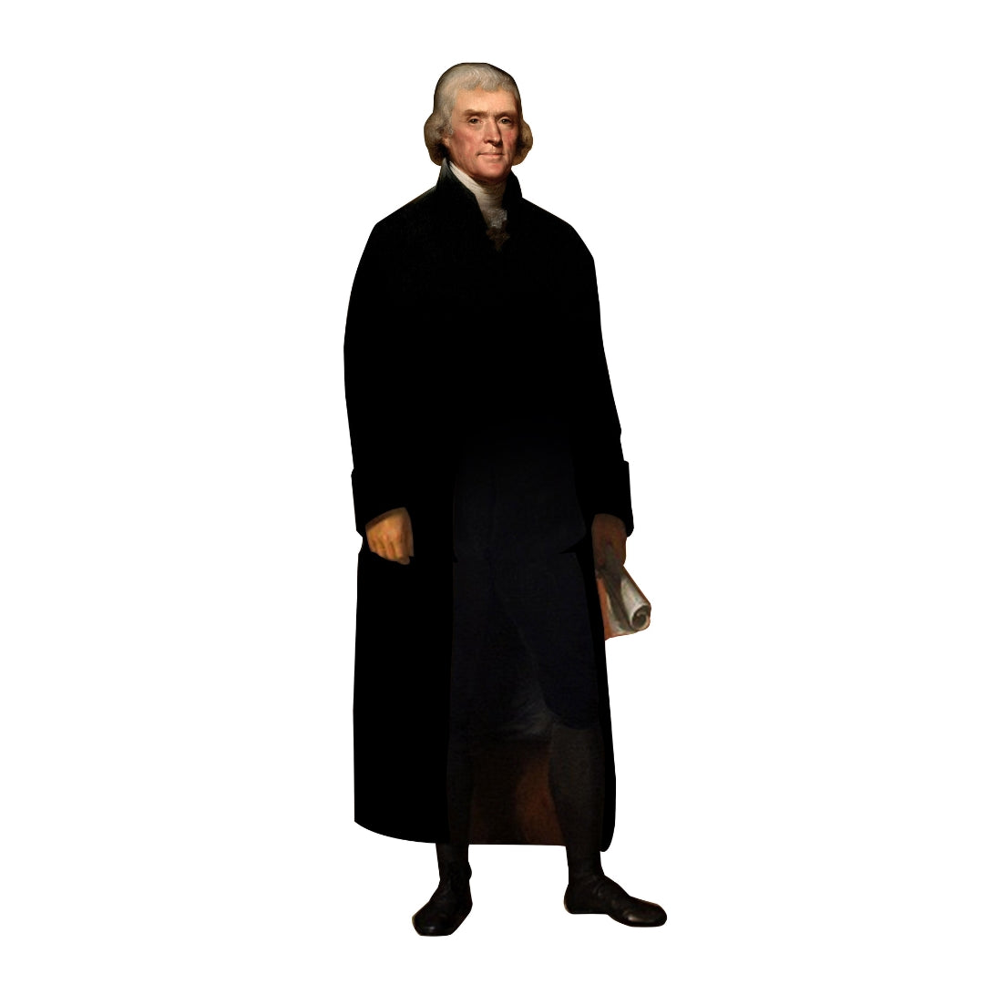 Thomas Jefferson Cardboard Cutout Life Size, 6 feet
