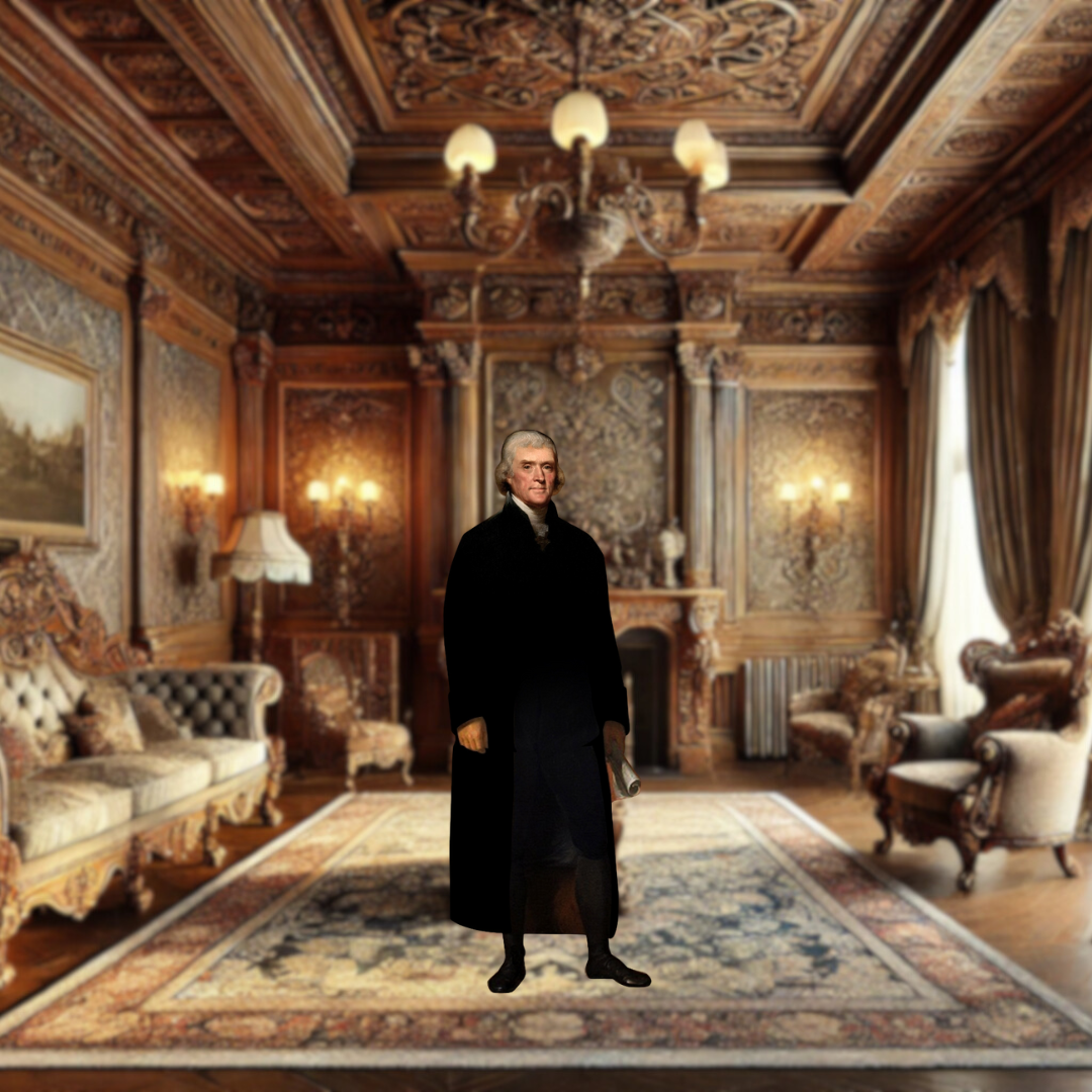 Thomas Jefferson Cardboard Cutout Life Size, 6 feet