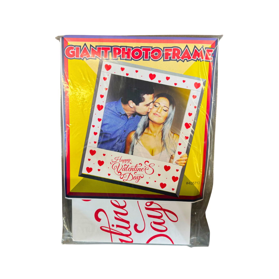 LEMONSODA Valentine's Day Party Frame Photo Prop, 35 X 30 inches (Happy Valentine's Day)