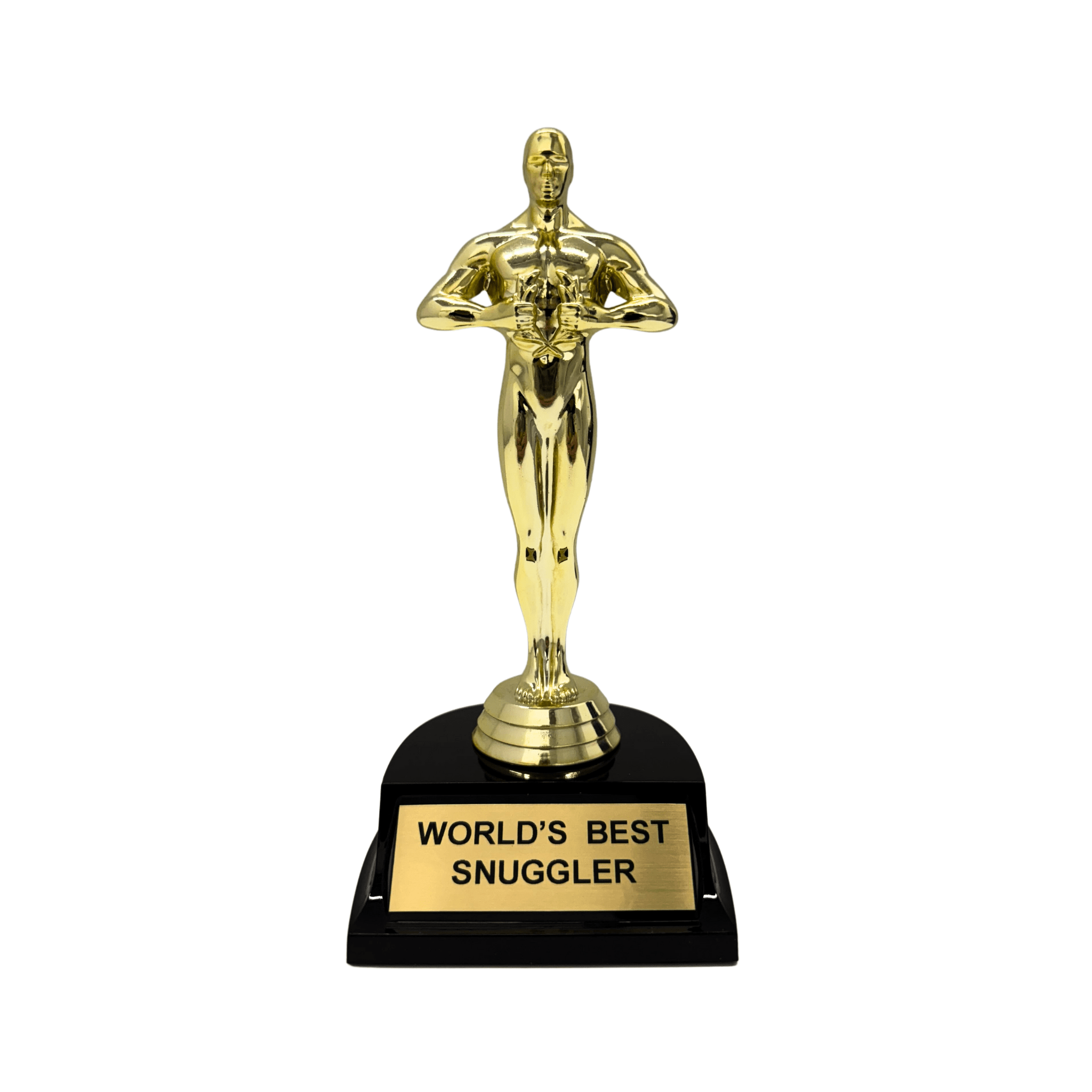 Best Snuggler Trophy 7" Valentine’s Day gift snuggler award