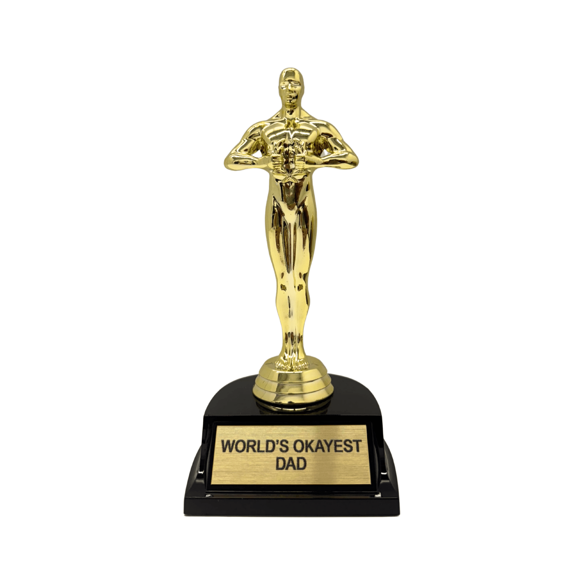 World's Okayest Dad Trophy 7"