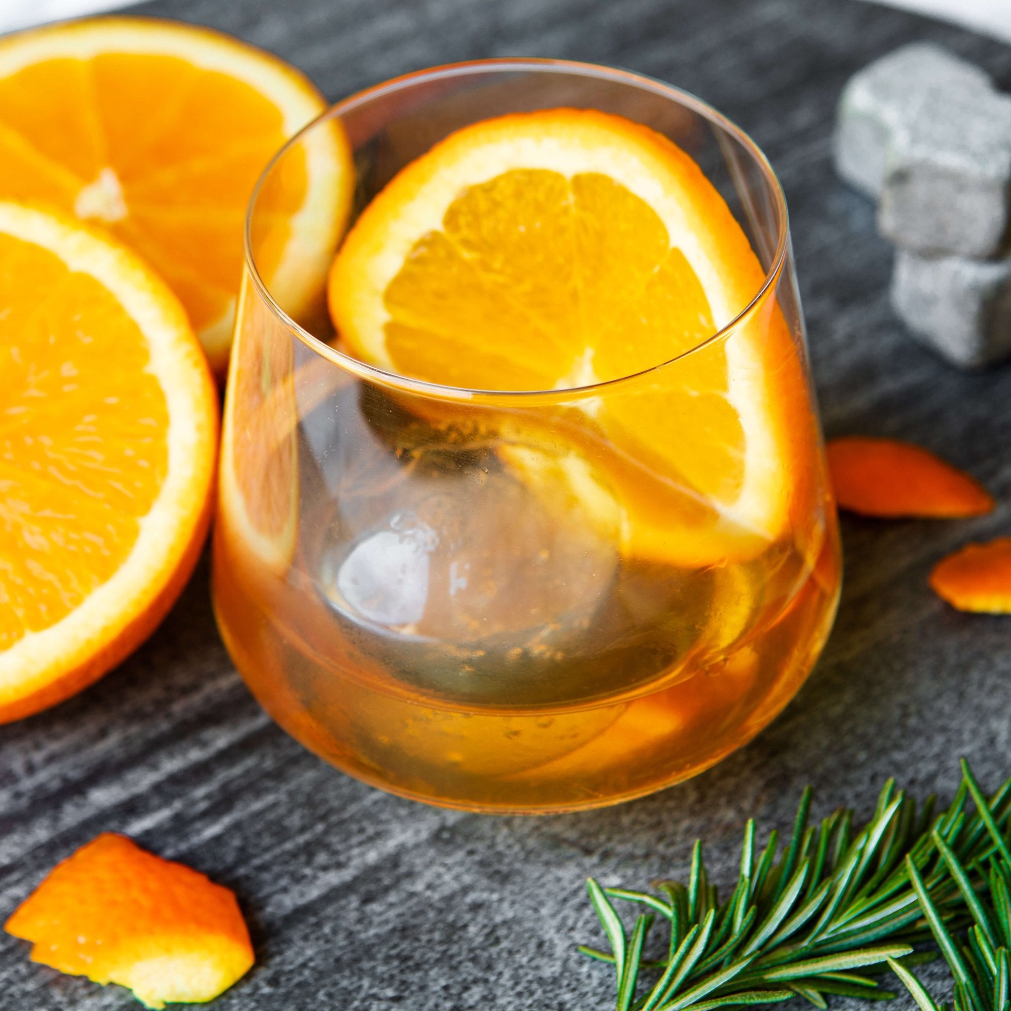 Crystal Old Fashioned Whiskey Glasses - Set of 4