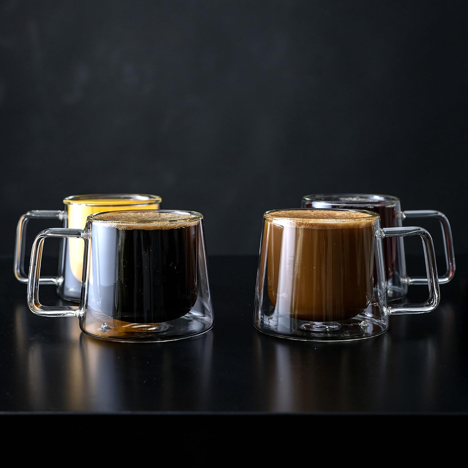 Double Walled Glass Coffee Cups