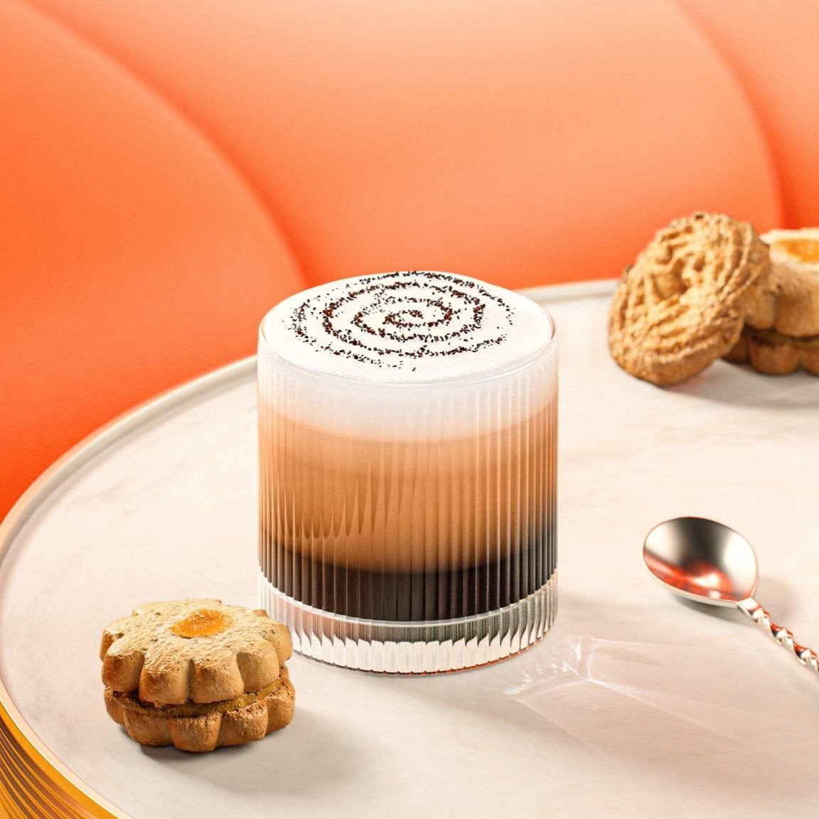 LEMONSODA Vintage Straight Line Tumbler - 10oz (Set of 2 or 4) - Lemonsoda