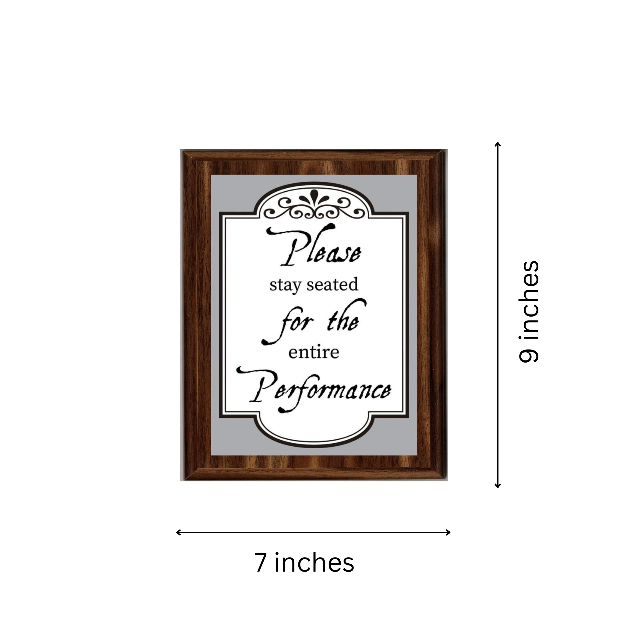 LEMONSODA Engraving Bathroom Plaques (Seated Performance, White)