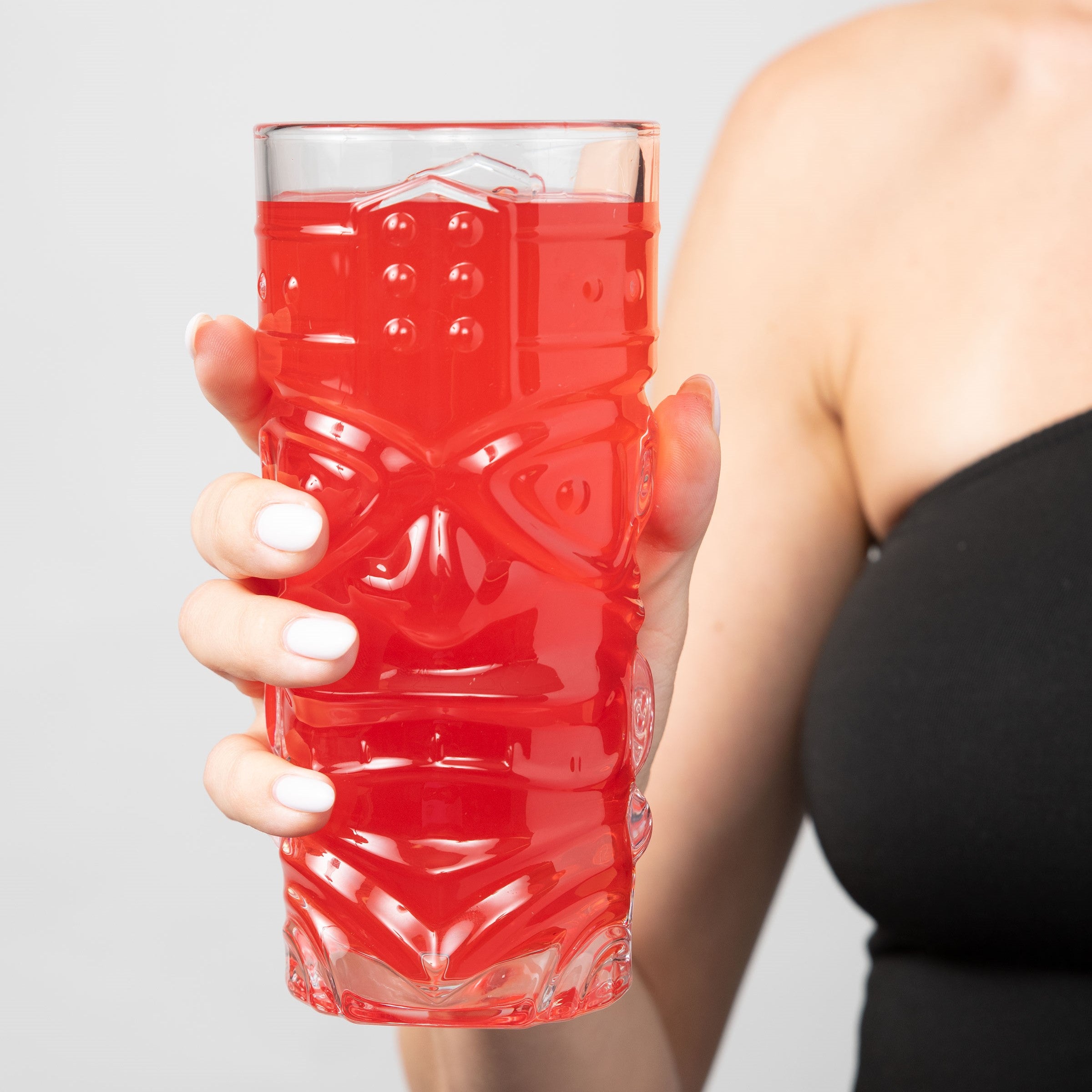 Clear Tiki Glasses, Set of 4 or 6 - 450 ML - Lemonsoda