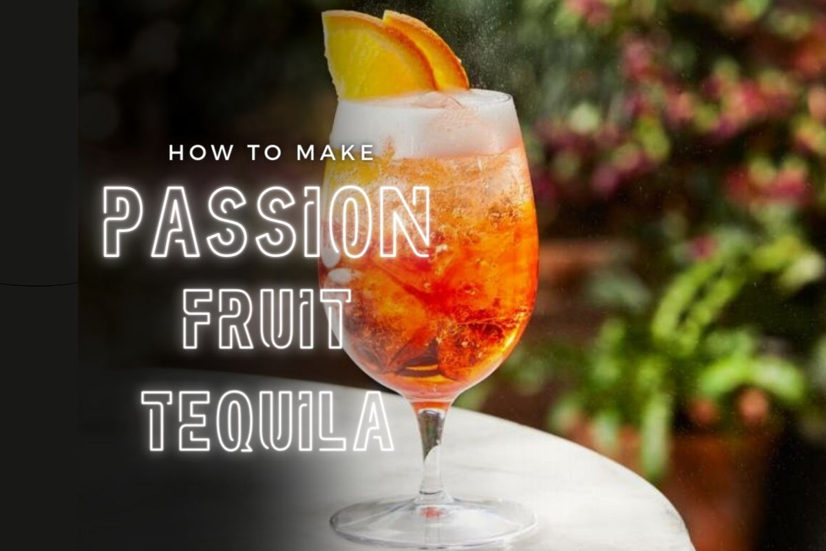 How to make passion fruit tequila spritz