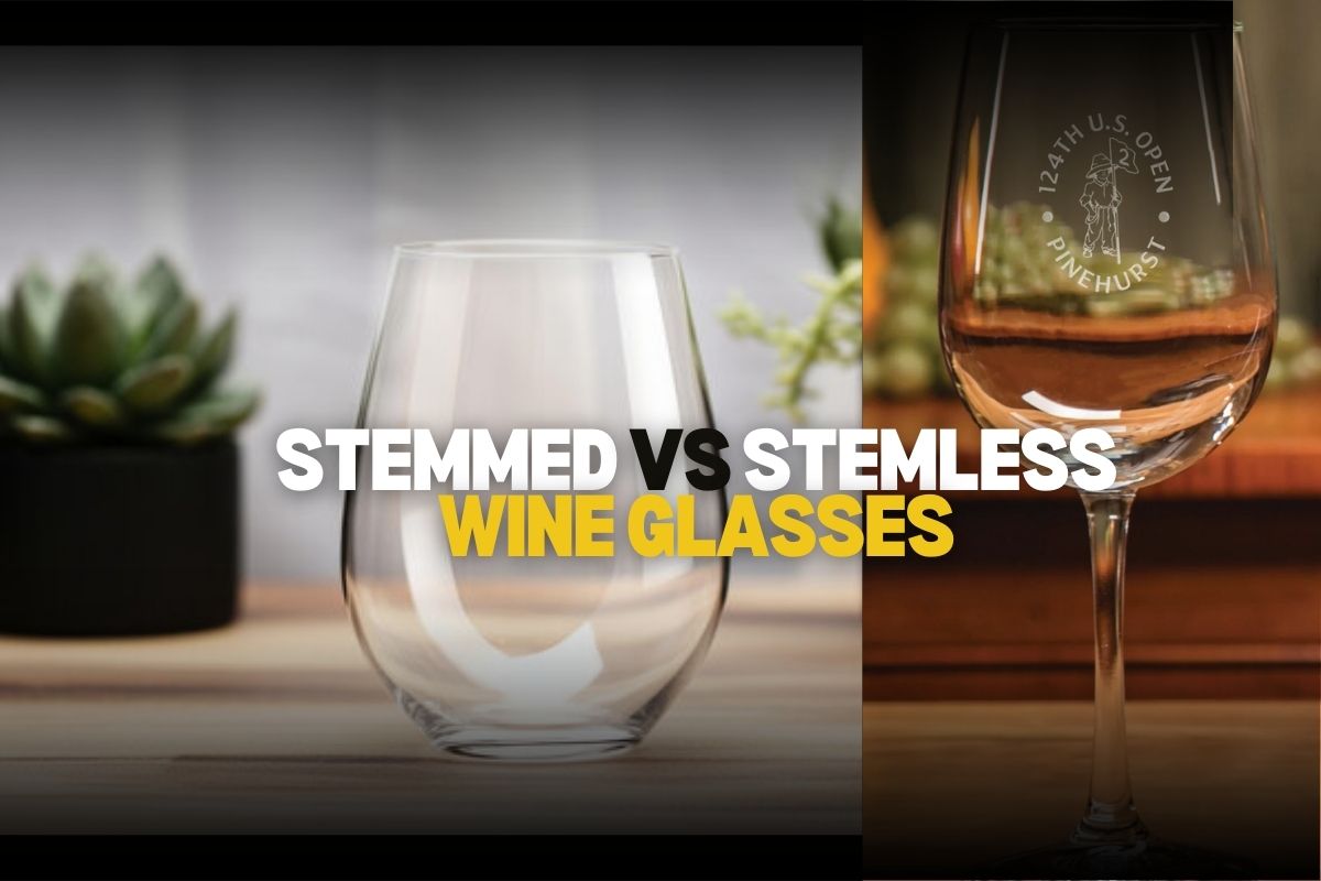 stemmed Vs stemless wine glasses