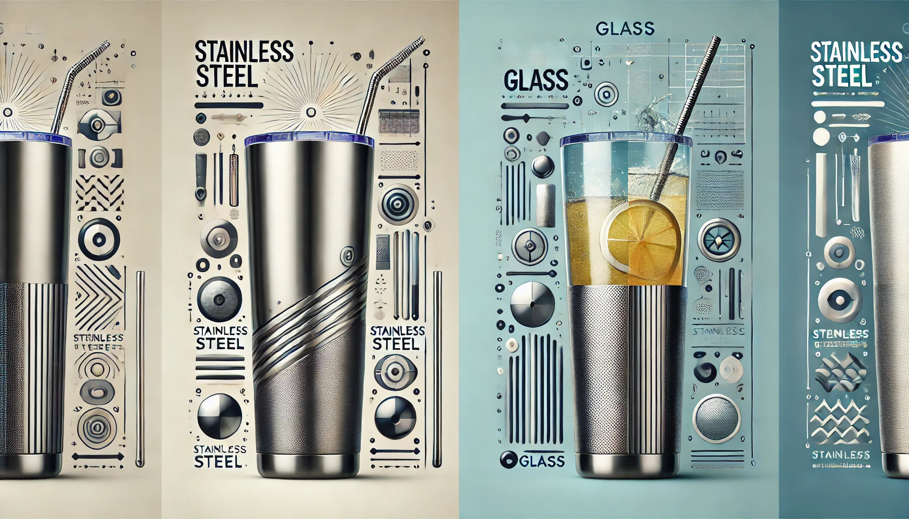 Stainless Steel vs. Glass Drinkware