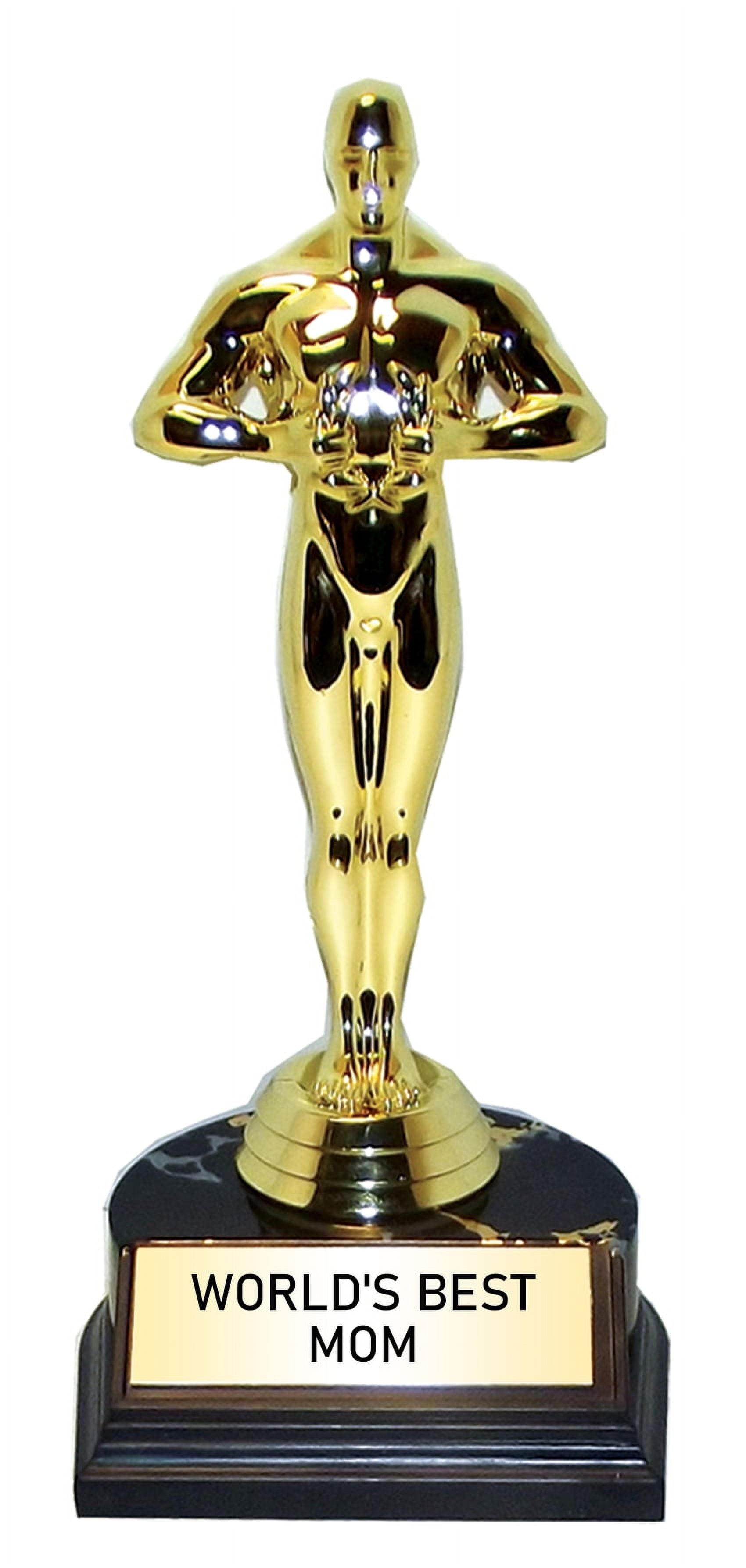 World's Best Mom Trophy, Plastic, 7in