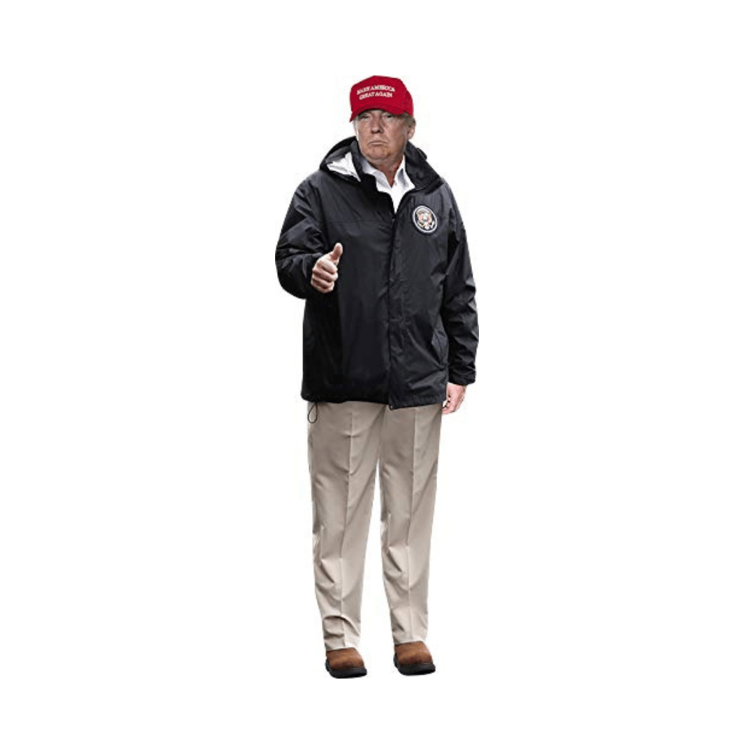 President Trump Thumbs Up Life Size Stand Up Cutout 6feet