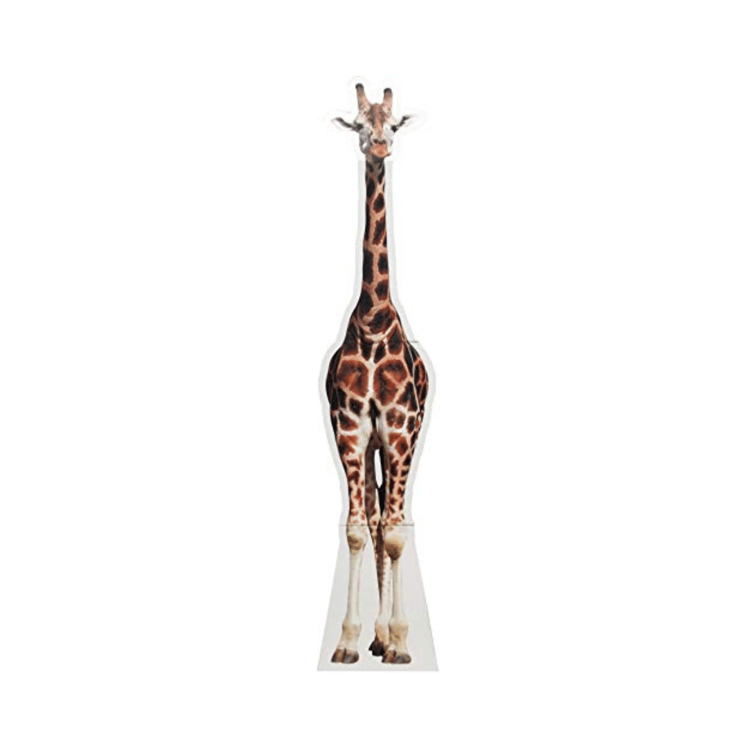 aahs!! Engraving Animal Life Size Cardboard Cutout Stand Up | Standee Picture Poster Photo Print (Giraffe)