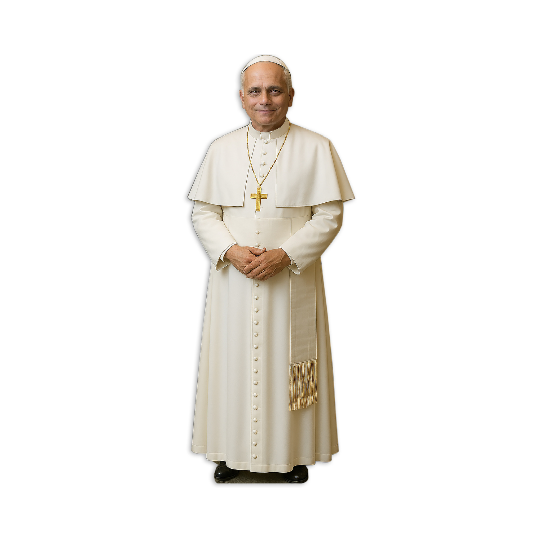 Pope Leo XIV 6 Life Size/Mini Sized Cardboard Cutouts