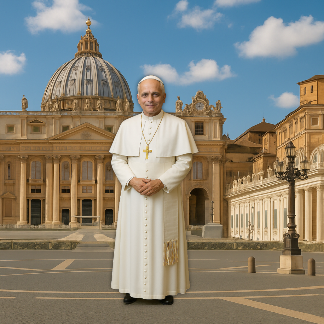 Pope Leo XIV 6 Life Size/Mini Sized Cardboard Cutouts