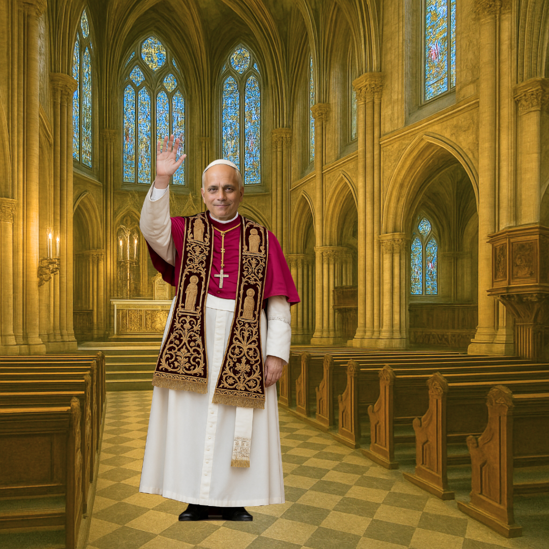 Pope Leo XIV 6 Life Size/Mini Sized Cardboard Cutouts