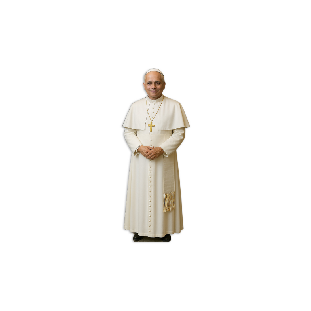 Pope Leo XIV 6 Life Size/Mini Sized Cardboard Cutouts