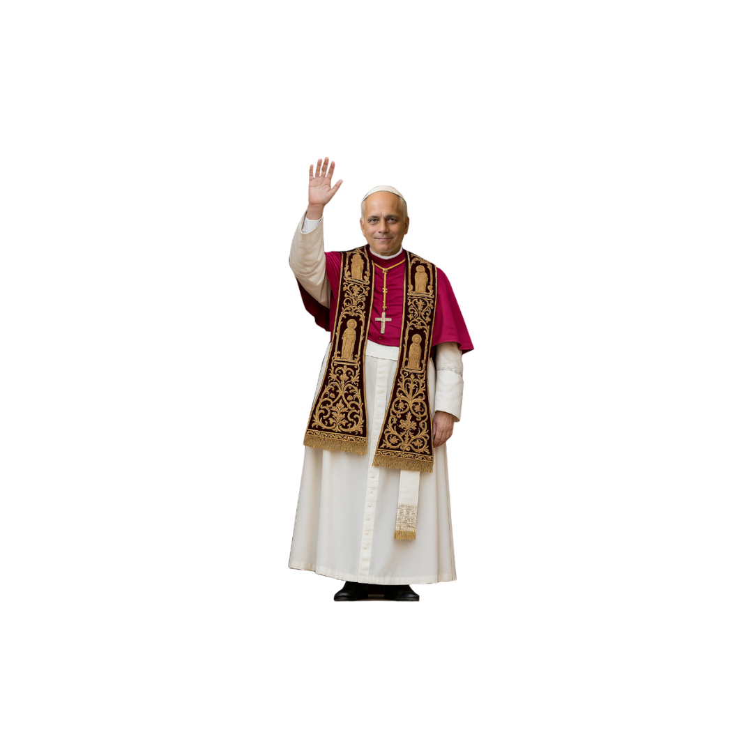 Pope Leo XIV 6 Life Size/Mini Sized Cardboard Cutouts