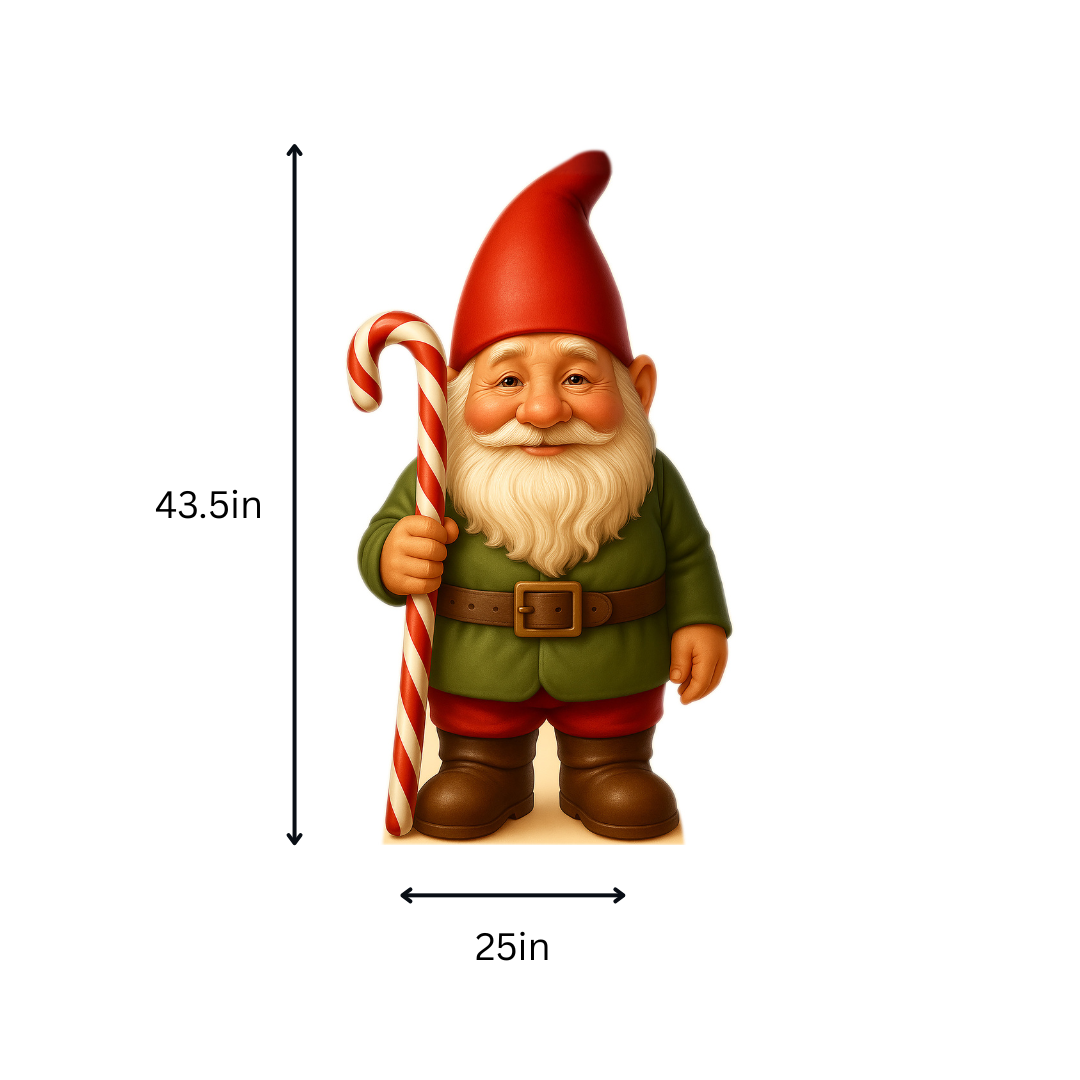 Holiday Gnome Life Sized Cardboard Cutout