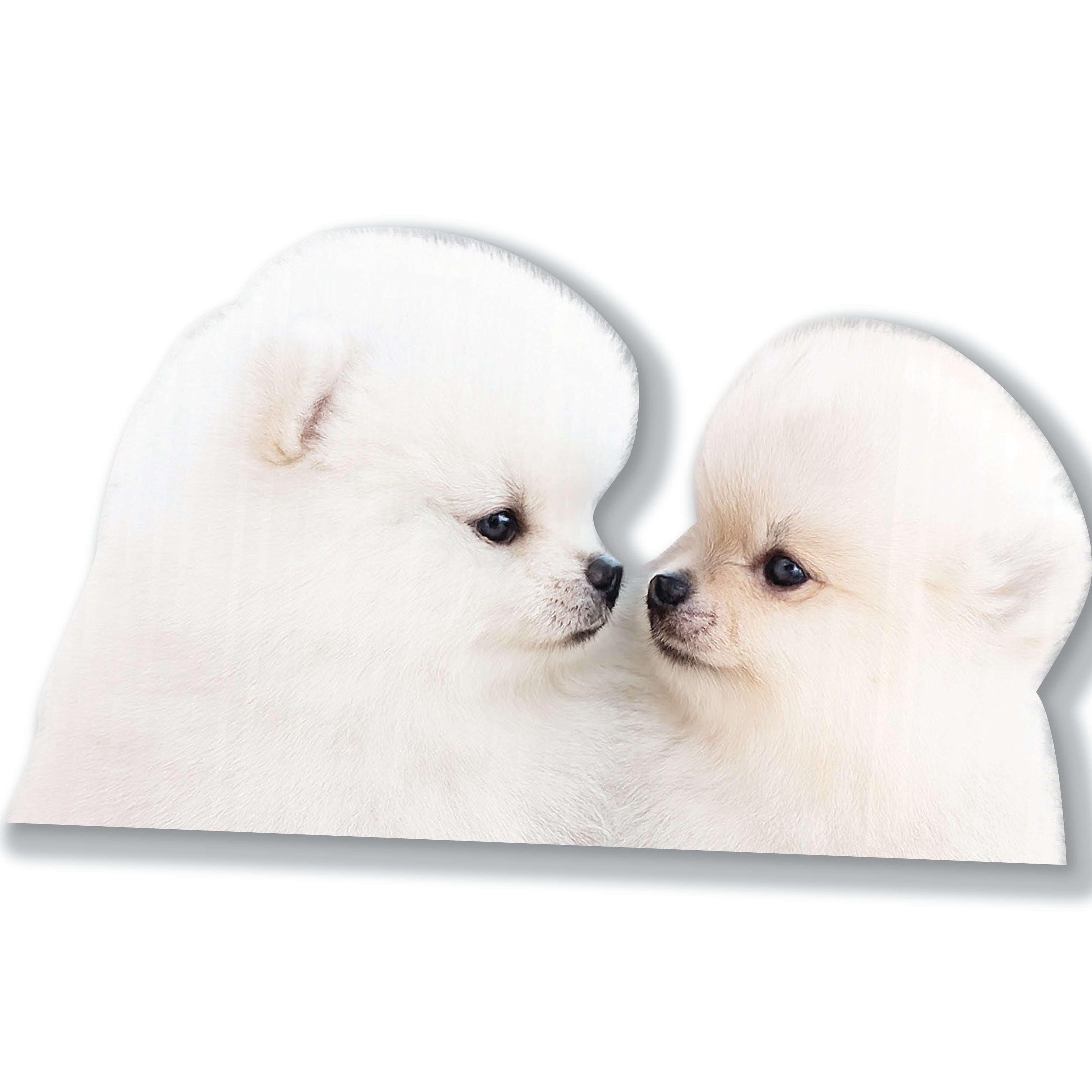 "Puppy Love" Valentine's Day Car Window Decals - 3D
