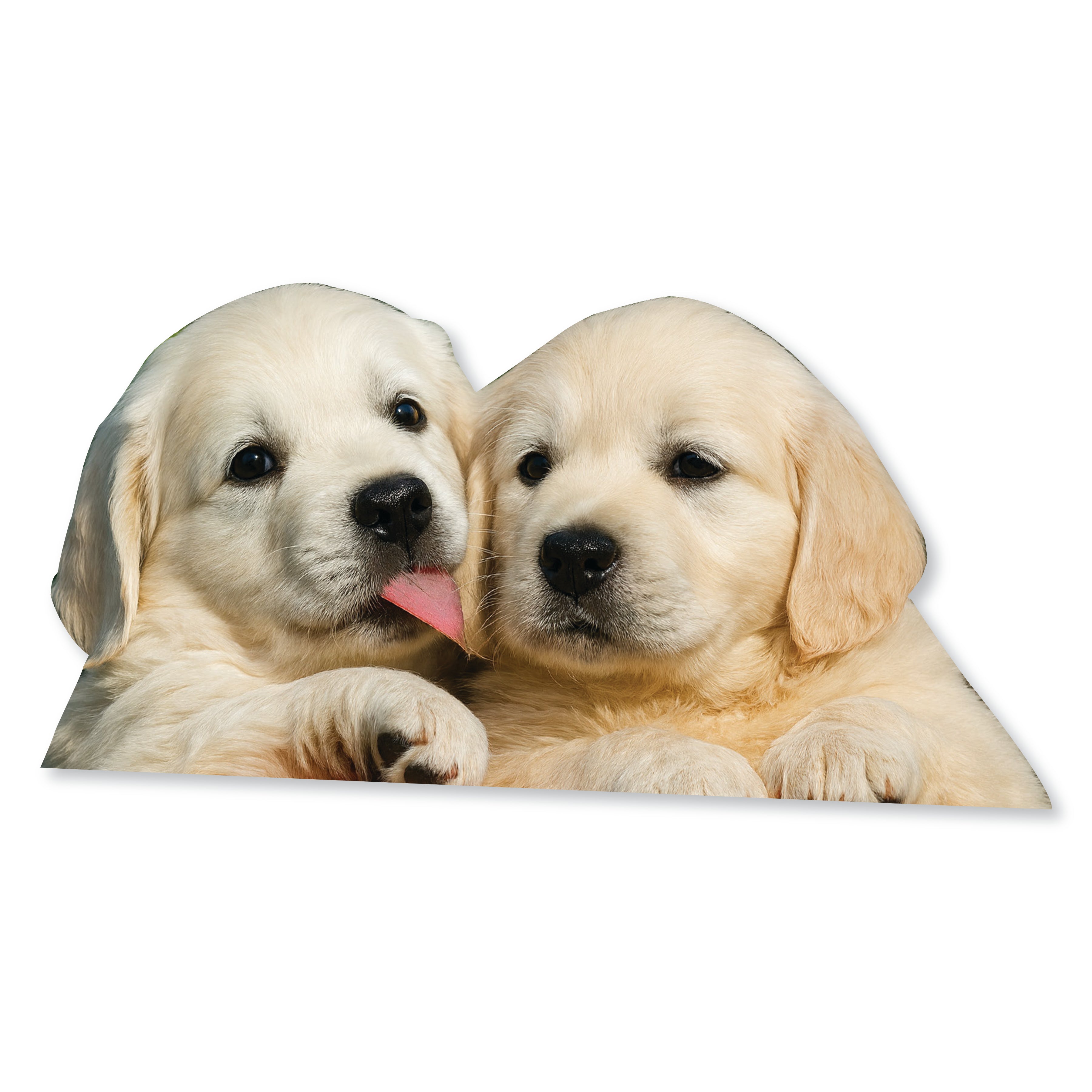 "Puppy Love" Valentine's Day Car Window Decals - 3D