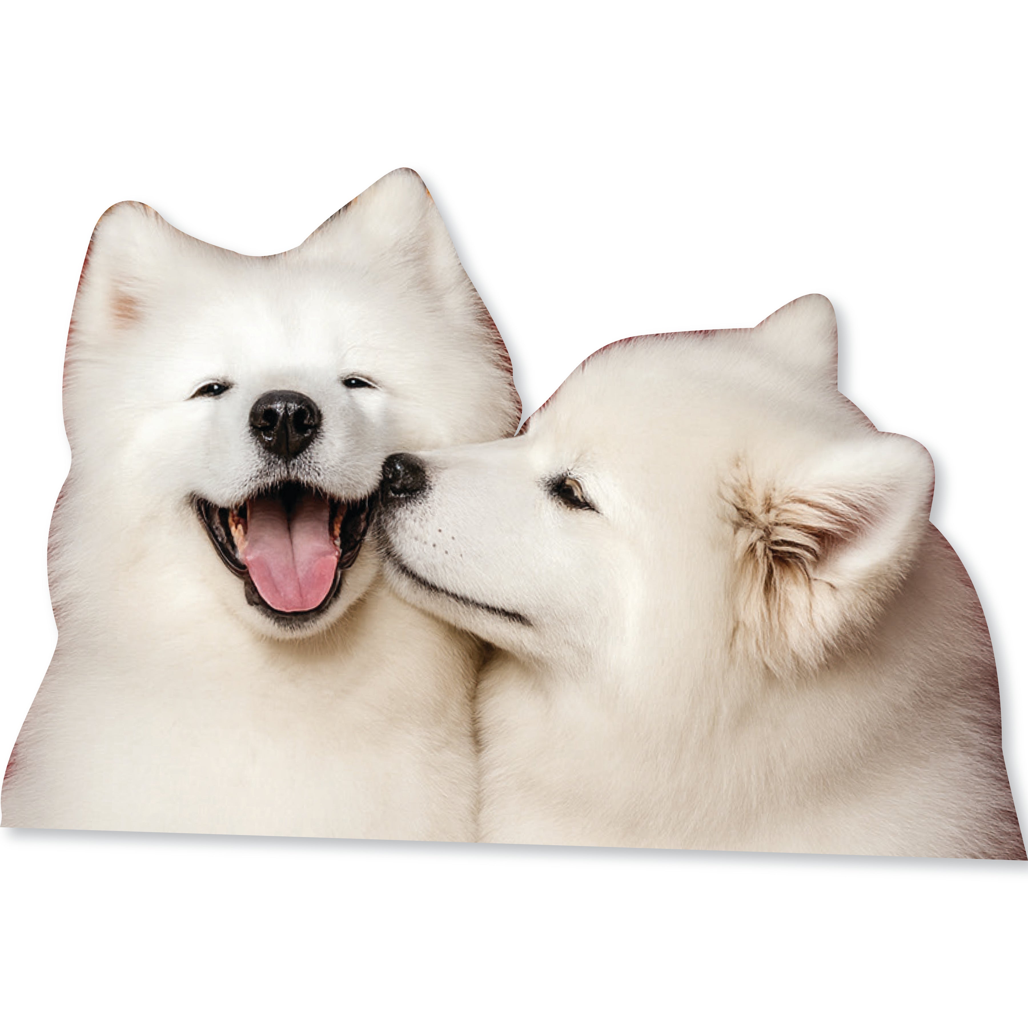 "Puppy Love" Valentine's Day Car Window Decals - 3D