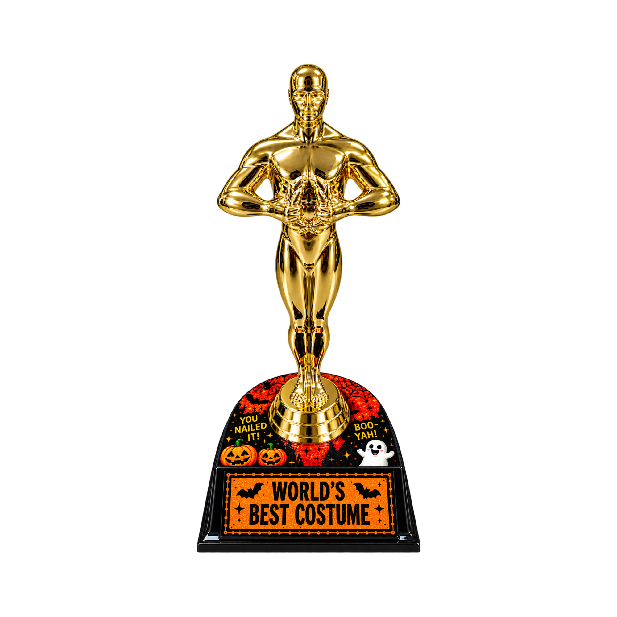 Halloween Themed Award Gold Trophies 7"