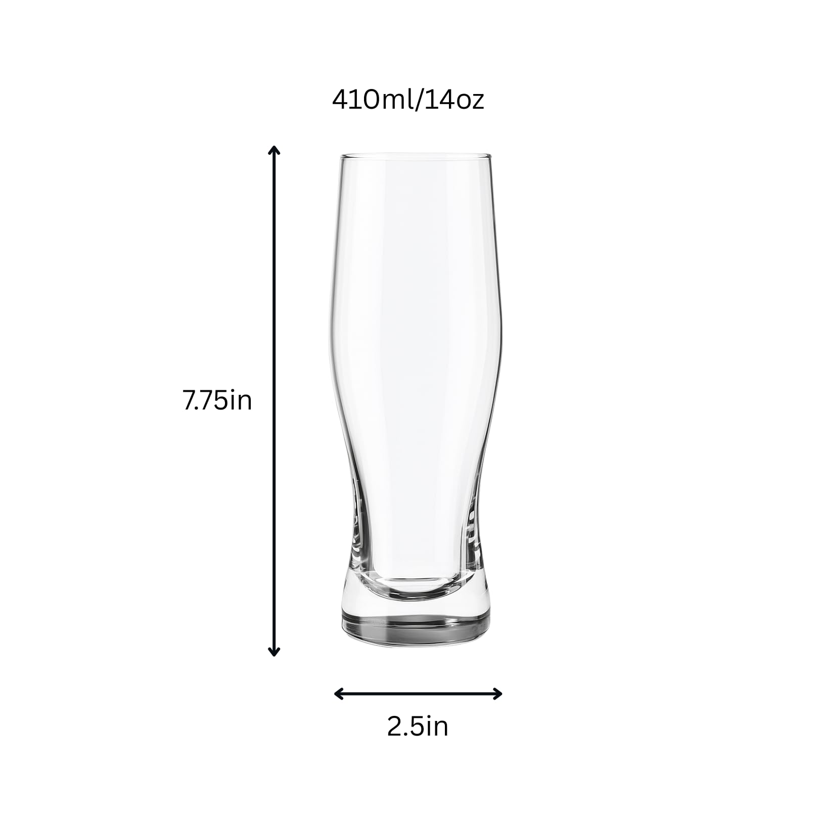 Beer Belly Pilsner Glass - 14oz