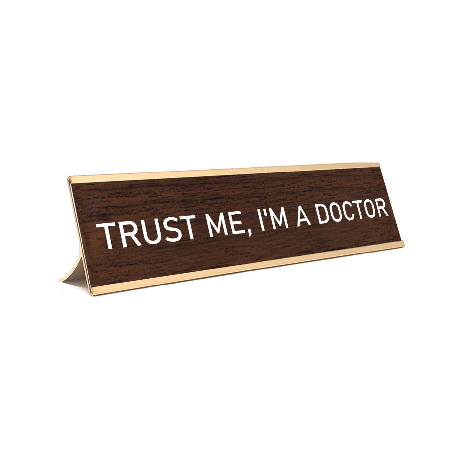 LEMONSODA World’s Best Funny Desk Plates (Trust Doctor) - Lemonsoda