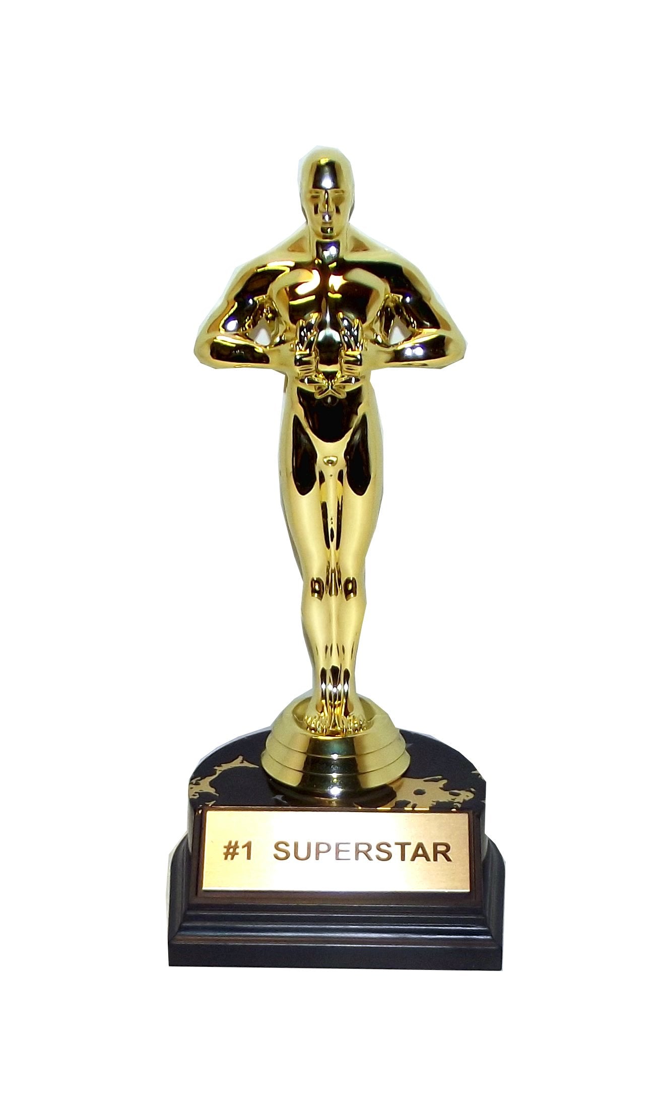 LEMONSODA Graduation Greetings and Superlatives Trophies-7" H x 3.5" L x 3" W (#1 Superstar) - Lemonsoda