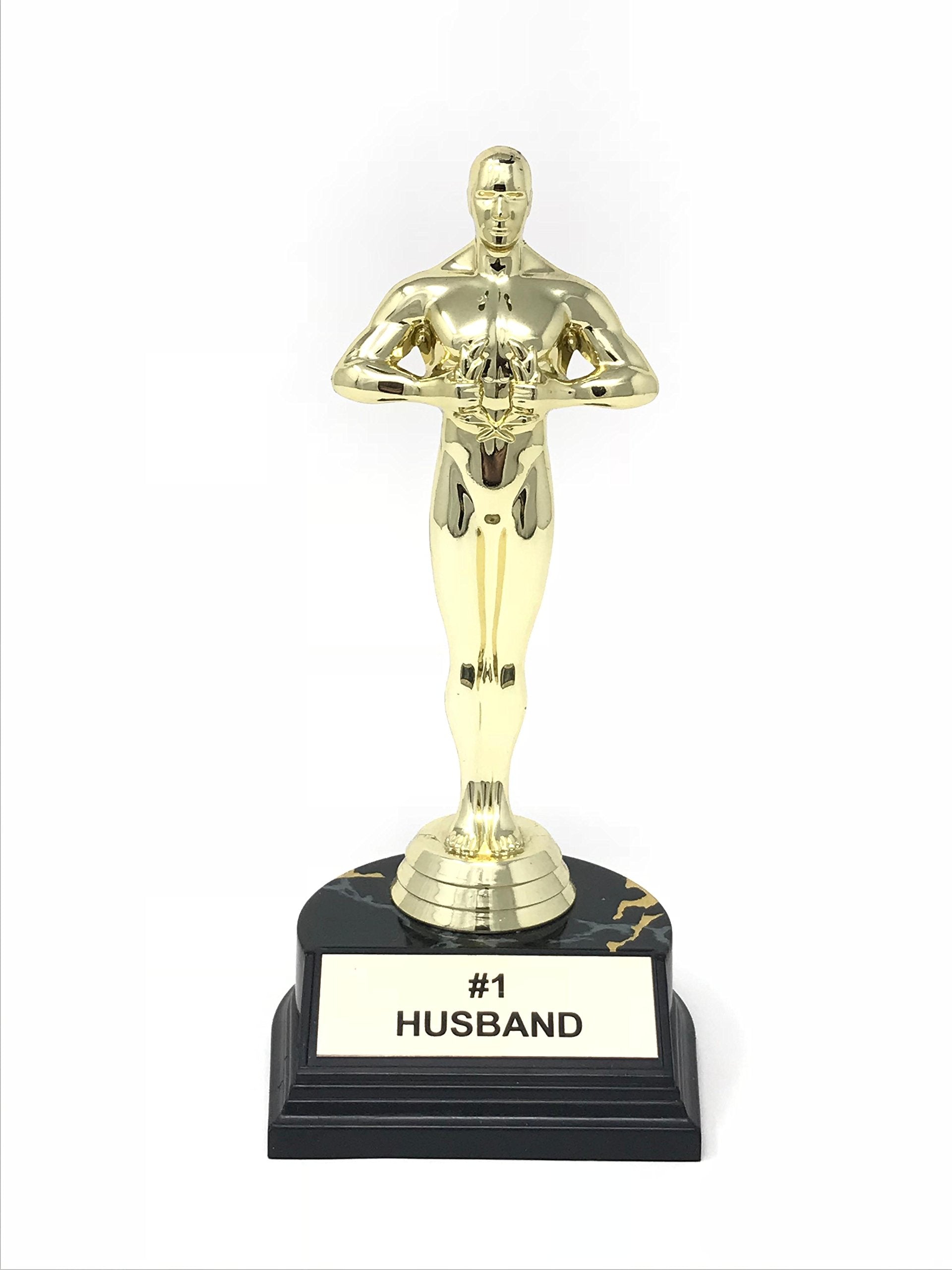 Number 1 Husband Trophy Award-7 inches