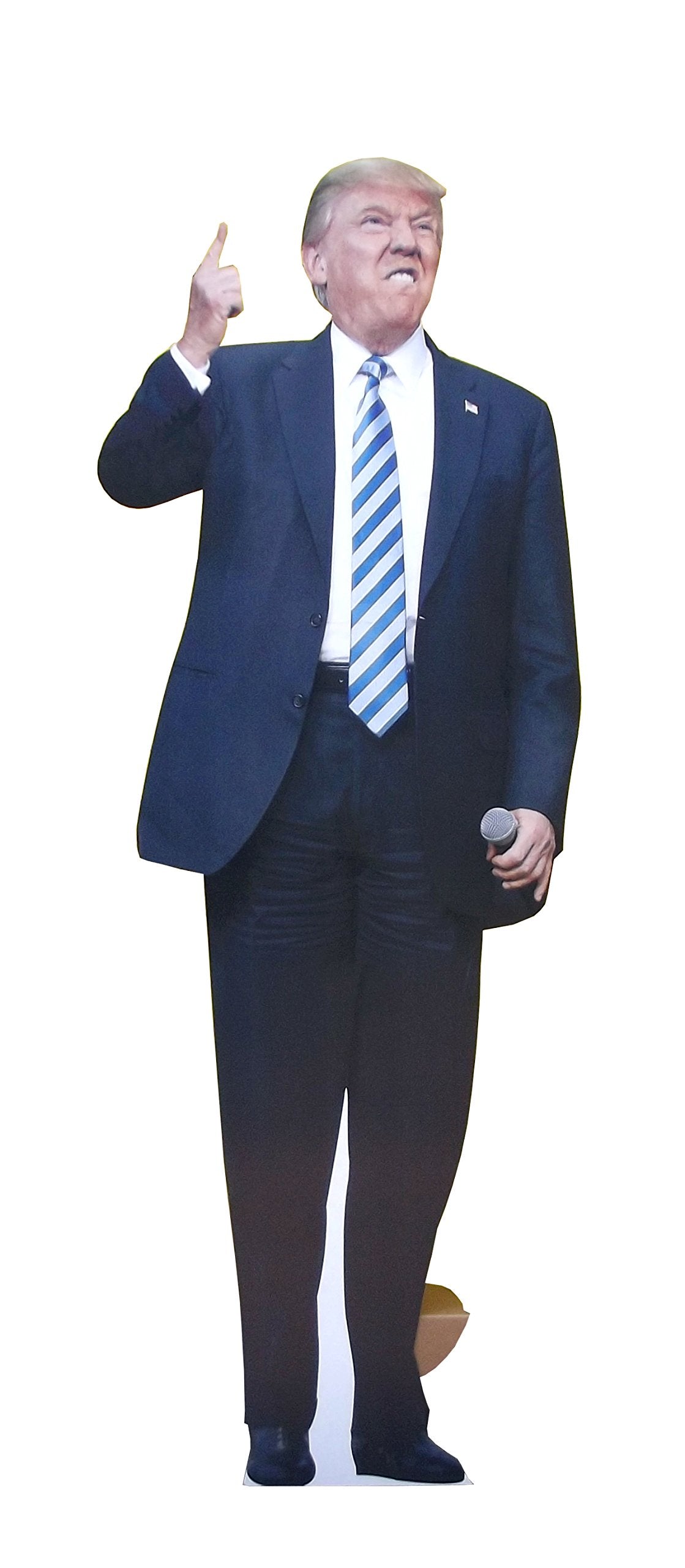 Aahs Engraving Furious Donald Trump Life Size Cardboard Stand Up, 6 feet