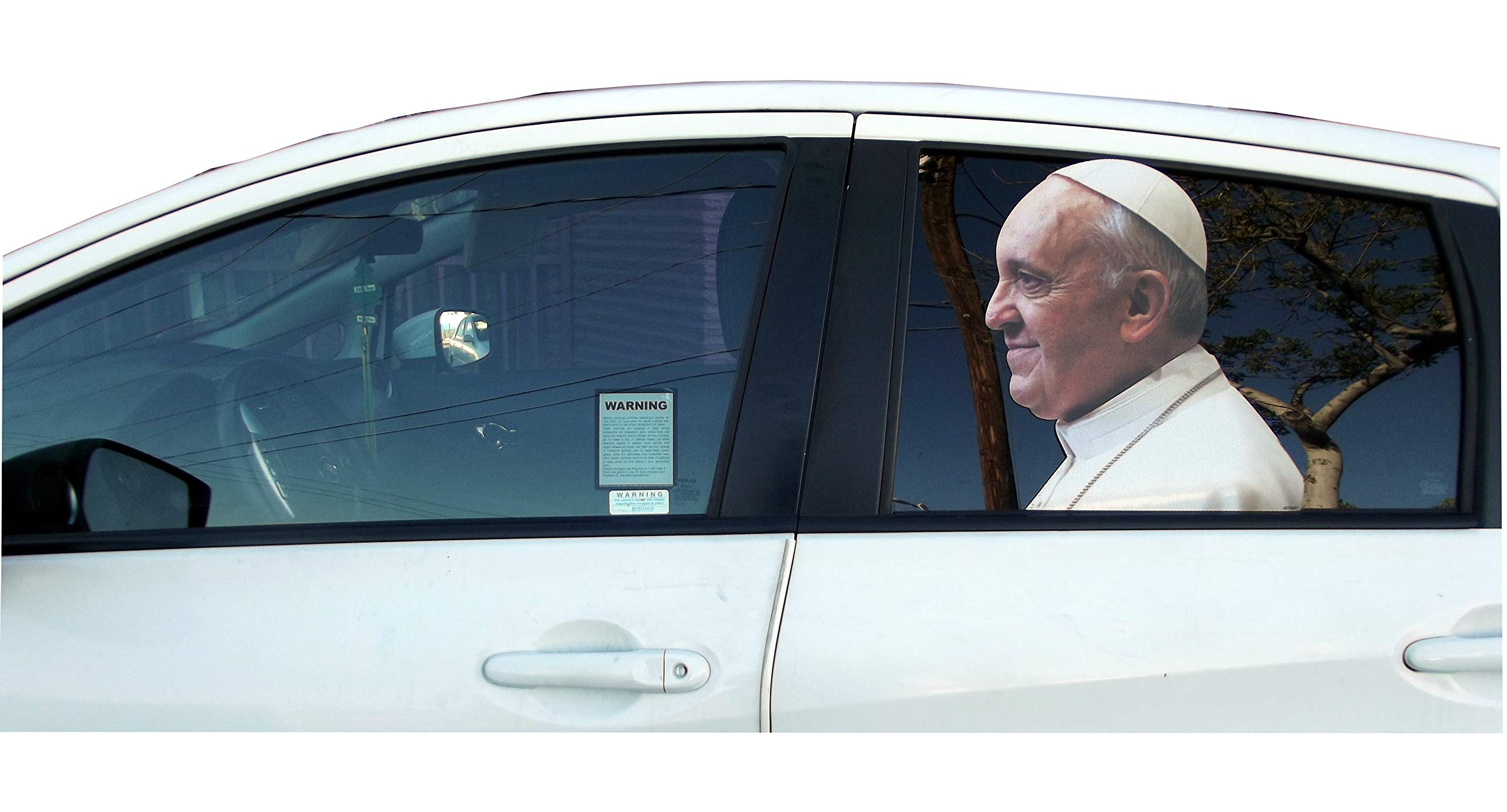 Aahs Pope Francis Decals Car Stickers Funny Left Window Peel Off Political