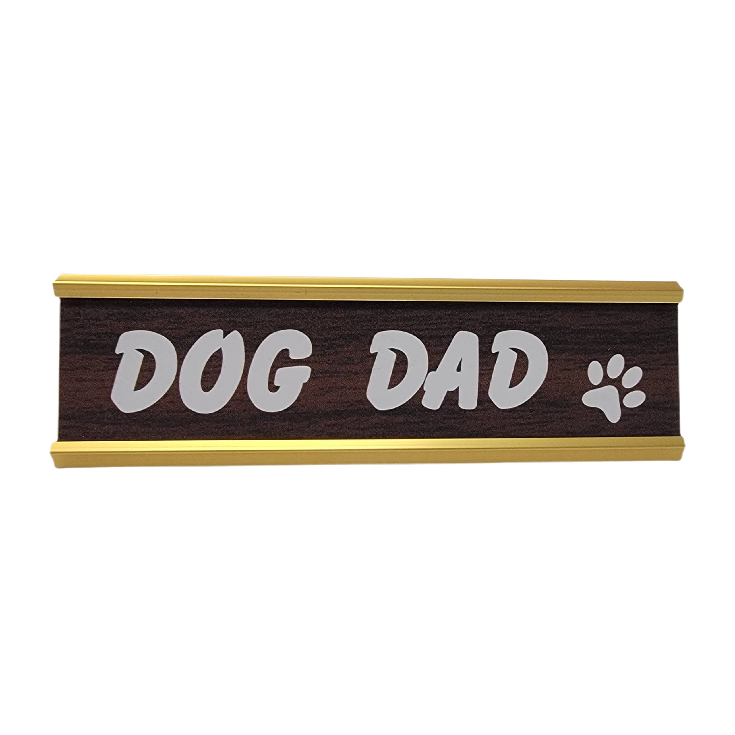 LEMONSODA Desk Plate (Dog Dad) - Gold - Lemonsoda